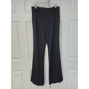 J. Crew Black Wide Leg Wool Dress Pants Professional Career Slacks Trousers